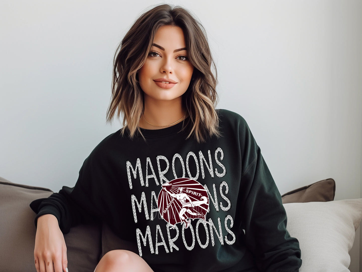 Maroons Dalmation Mascot
